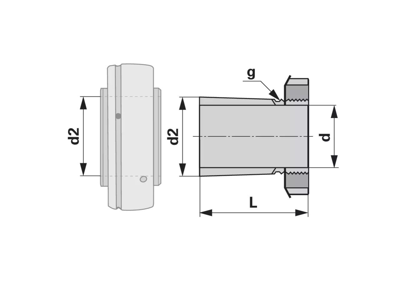 Spannhülse H 2312 nach DIN5415 GartenShop24
