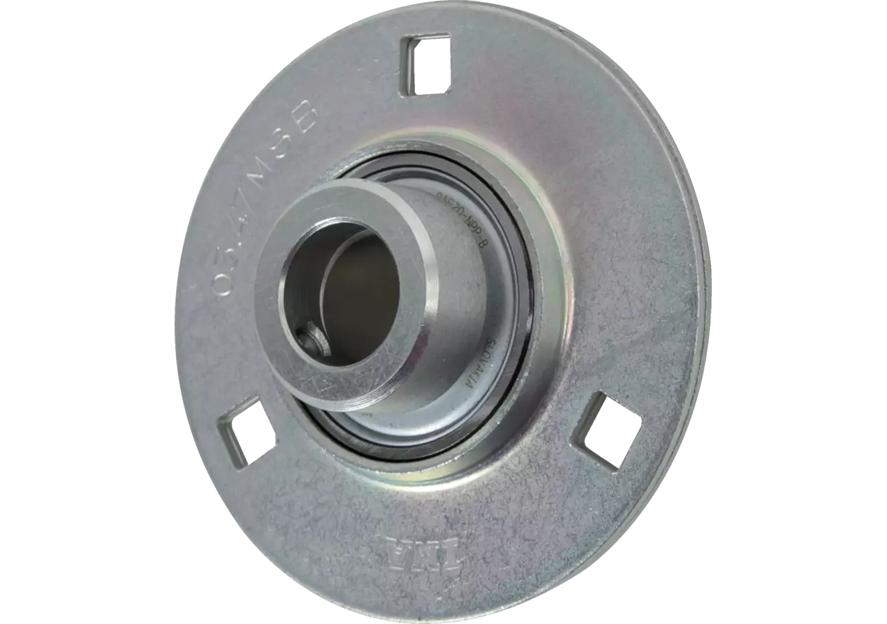 Flanschlager RA 25 rund, dreiloch, mit Exzenterspannring INA FAG