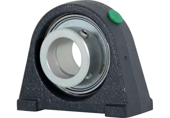 Stehlager PSHE 35 N rechteckig, zweiloch, mit Exzenterspannring INA FAG