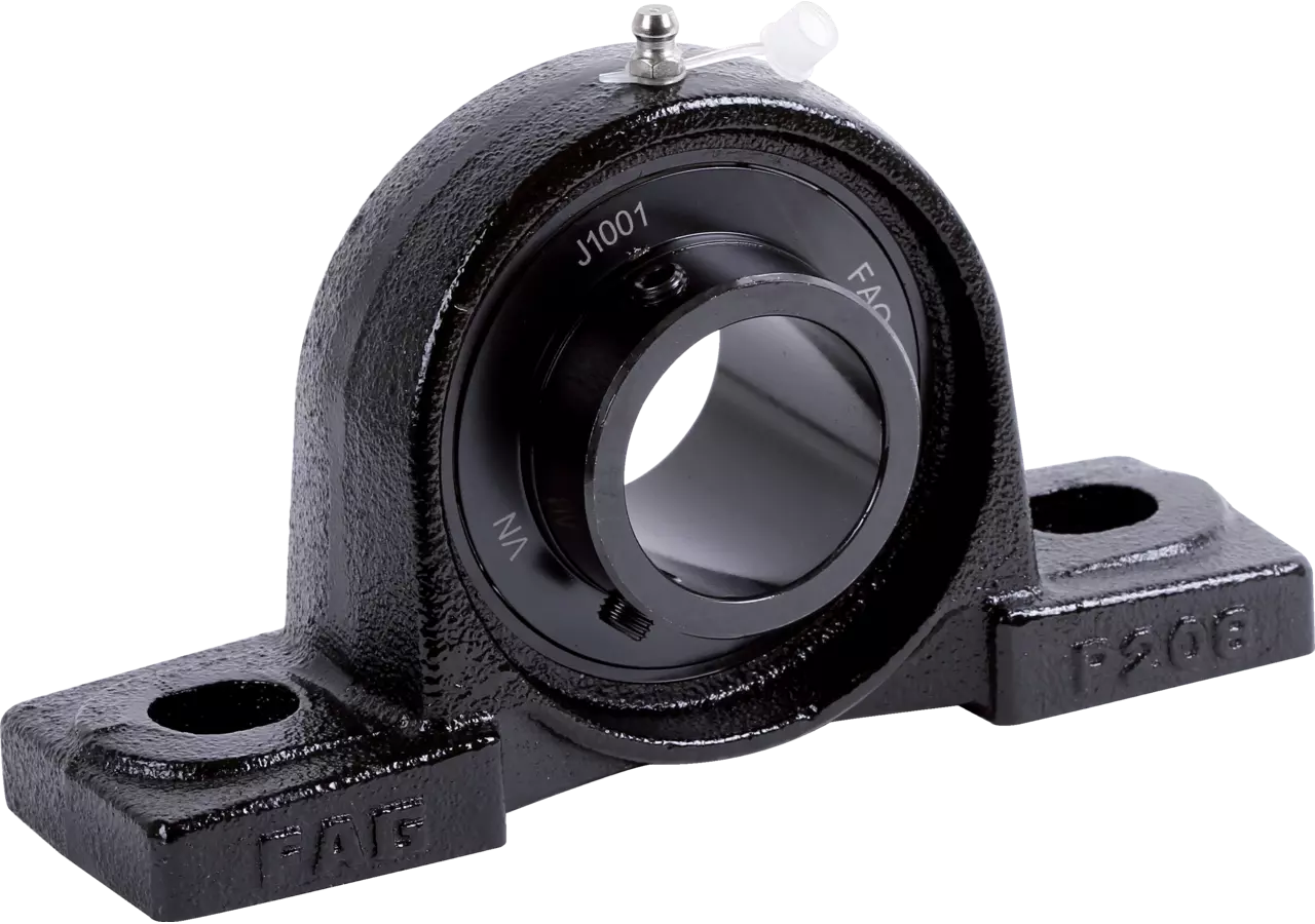 Stehlager UCP 211 Black-Series, rechteckig, zweiloch, Gewindestift am Innenring INA FAG