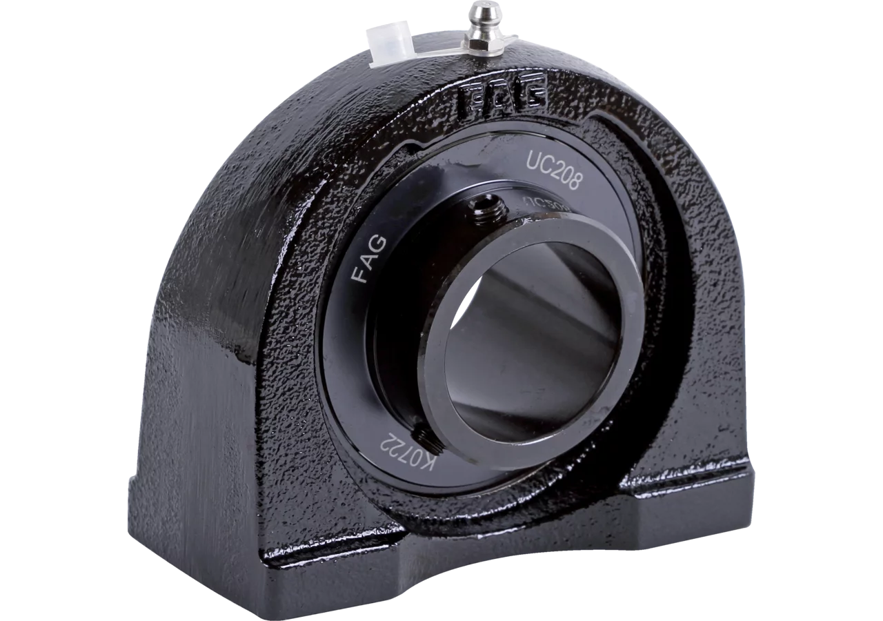 Stehlager UCPA 205 Black-Series, rechteckig, zweiloch mit Innengewinde, Gewindestift am Innenring INA FAG