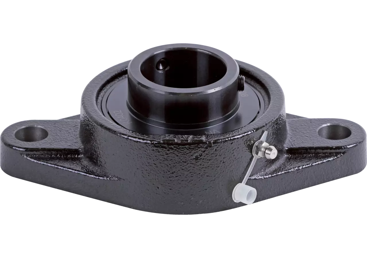 Flanschlager UCFL 203 Black-Series, rechteckig, zweiloch, Gewindestift am Innenring INA FAG