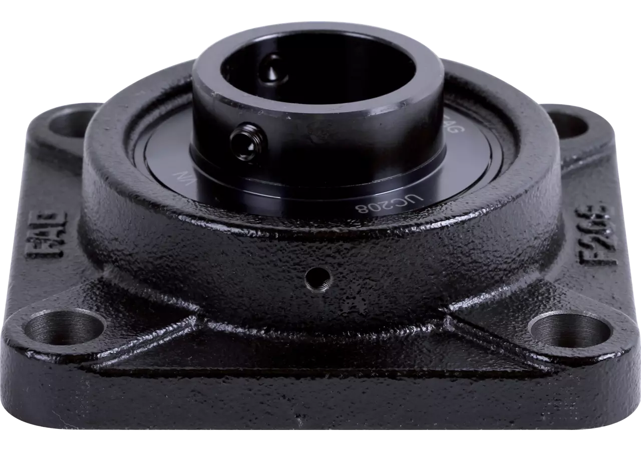 Flanschlager UCF 215 Black-Series, quadratisch, vierloch, Gewindestift am Innenring INA FAG