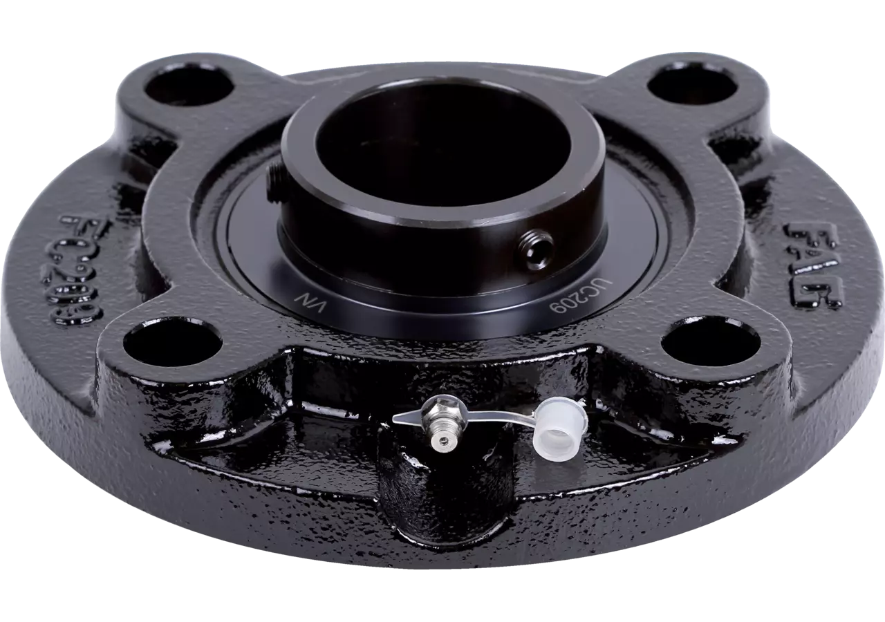 Flanschlager UCFC 213 Black-Series, rund, vierloch, Gewindestift am Innenring INA FAG