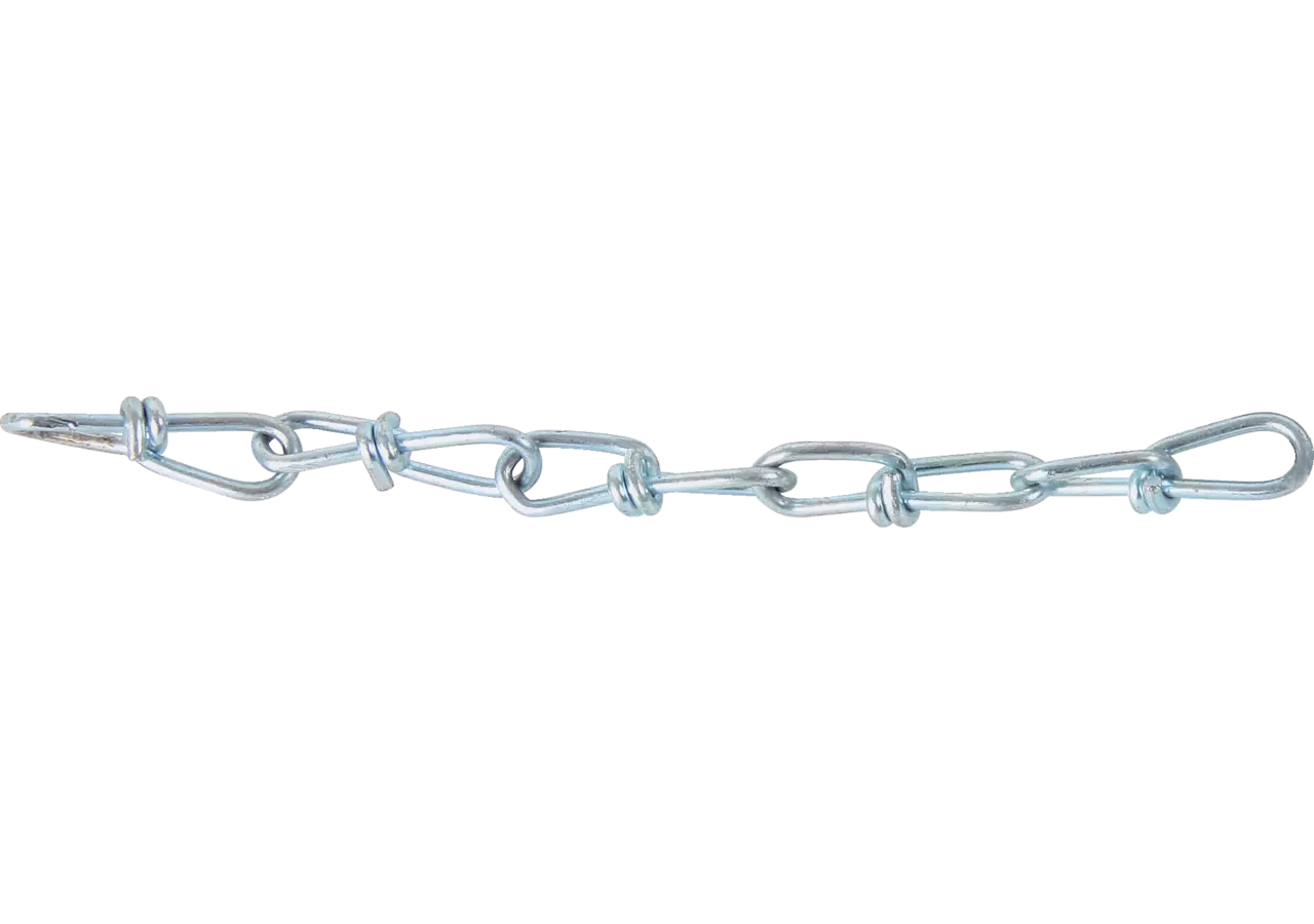 Knotenkette 2 x 28 x 9 mm Stahl verzinkt, DIN5686 GartenShop24
