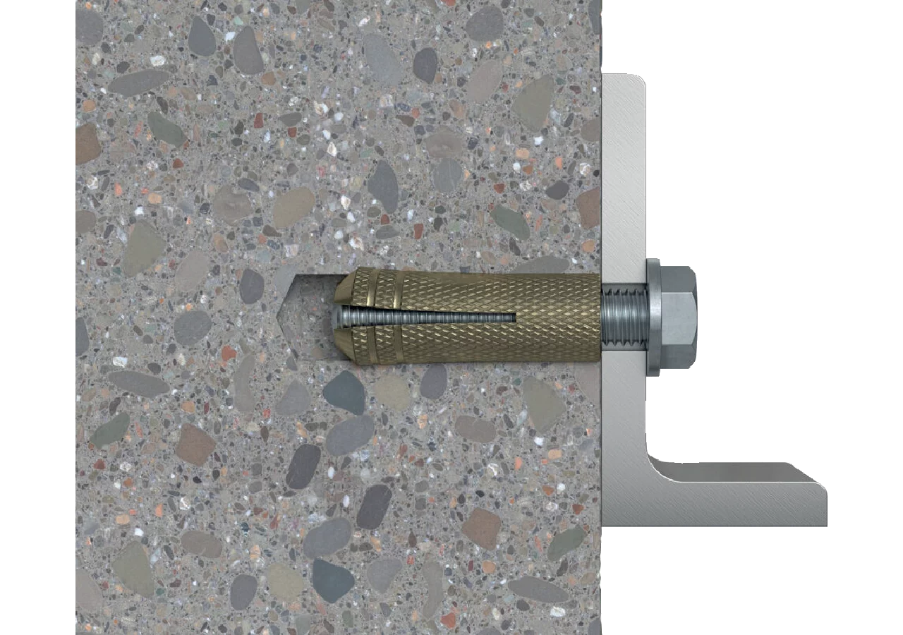 Messingdübel M6 x 22 mm 1 Stück Fischer