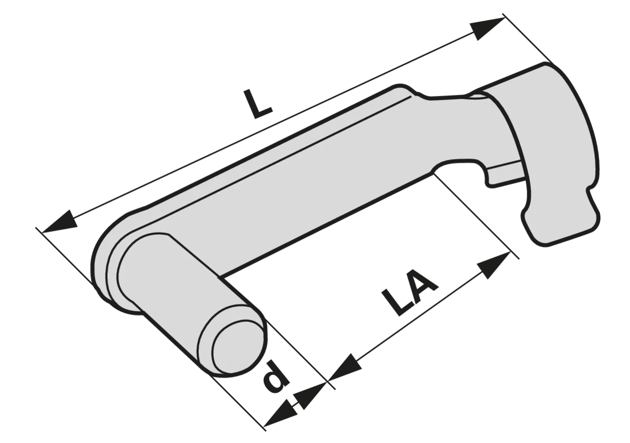 Federklappbolzen M10 x 20 mm, für Gabelkopf Stahl verzinkt, DIN71752 GartenShop24
