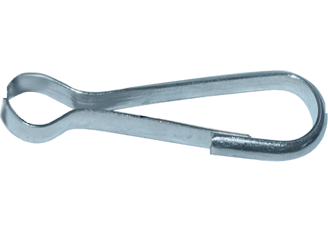 Simplexhaken 50 x 9 mm, ohne Wirbel, 10 Stück Stahl vernickelt, DIN5287-A GartenShop24