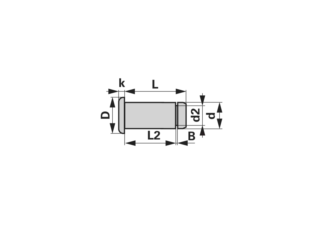 Bundbolzen 10 x 24,5 mm, mit Nut Stahl verzinkt, DIN1434 GartenShop24