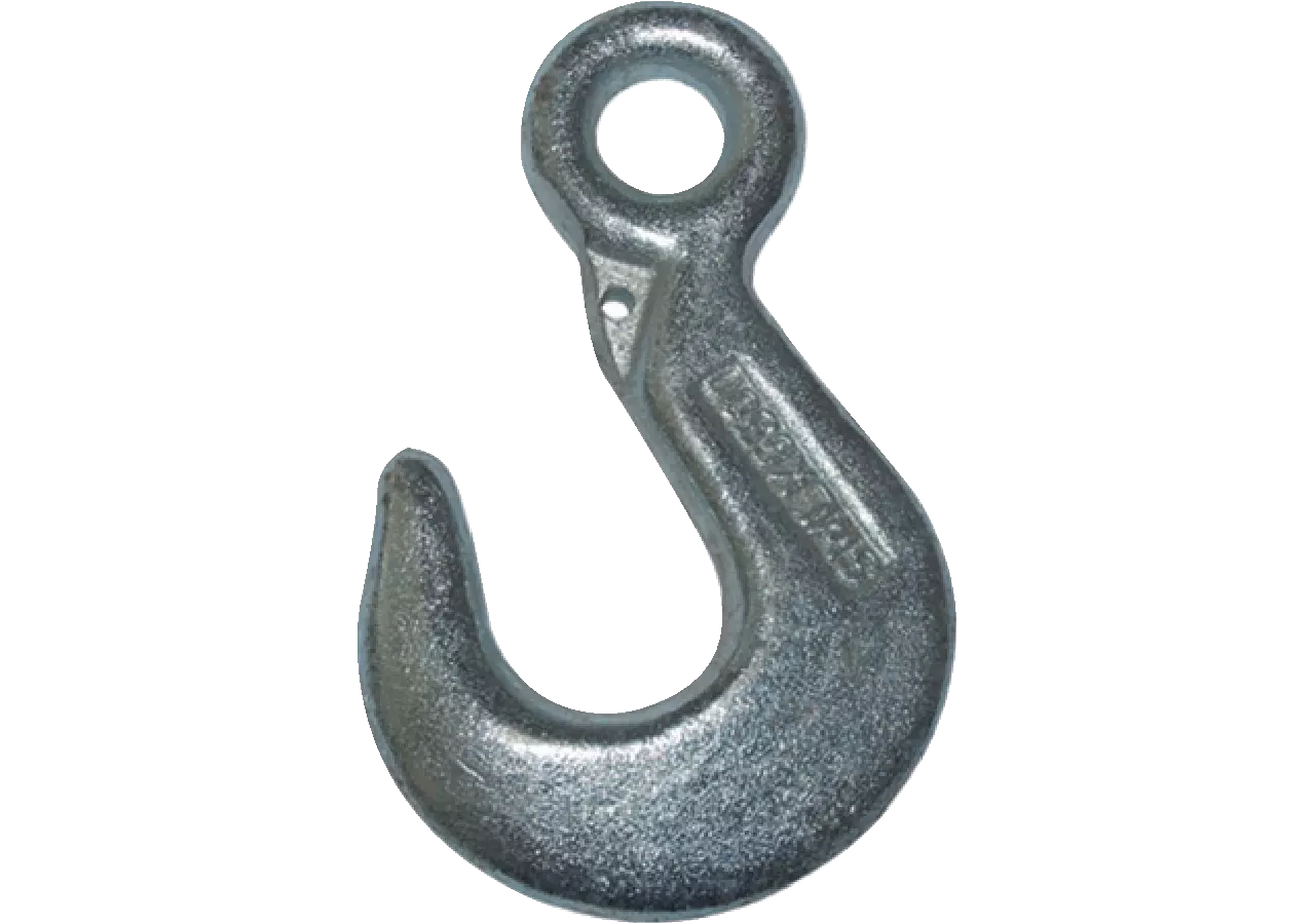 Lasthaken 5 - 6 mm, mit Öse ohne Sicherung Stahl verzinkt, DIN689 GartenShop24