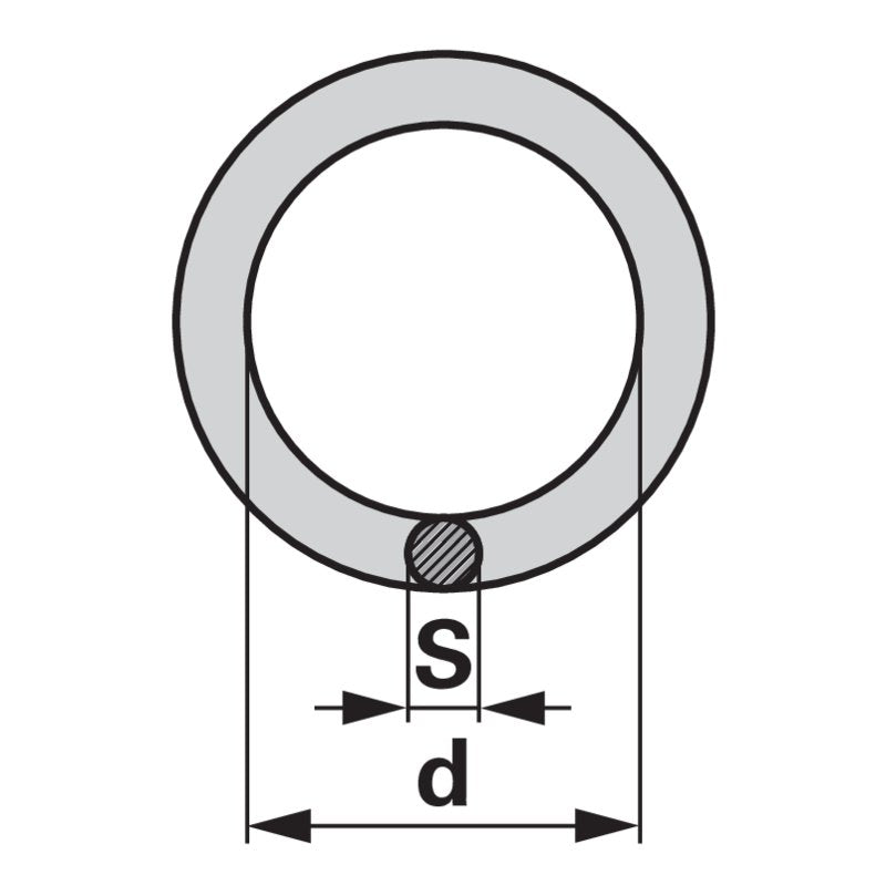 Runder Ring Dm 34 x 5,0 mm, punktgeschweißt Stahl verzinkt – RUNDE RINGEaus Stahldraht GartenShop24 - Hochwertige Gartengeräte