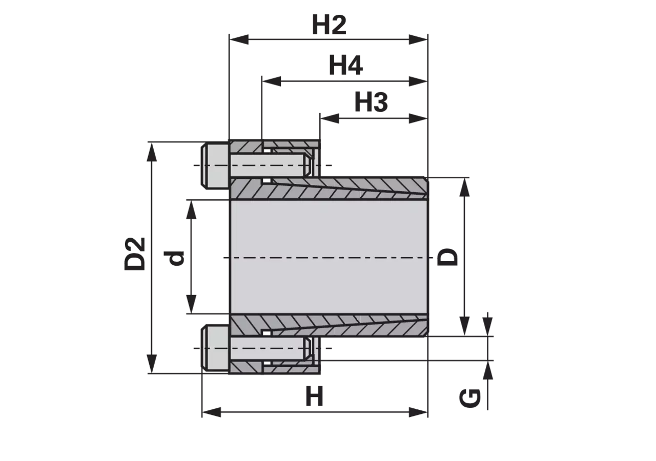 Spannelement Type KLCC 35 selbstzentrierend, C45E GartenShop24