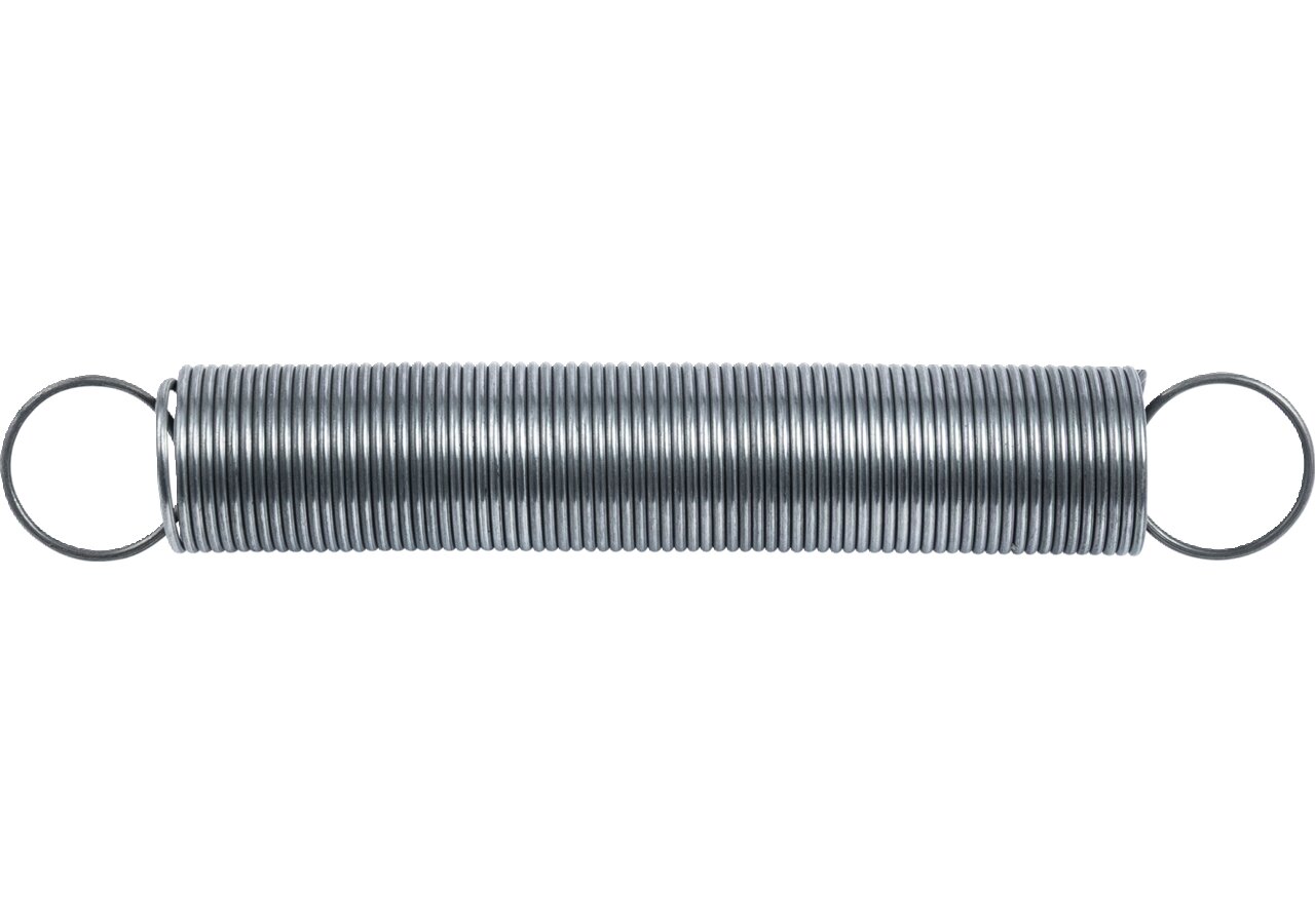 Zugfeder Dm 30 x 201,6 x 2 mm Stahl blank GartenShop24