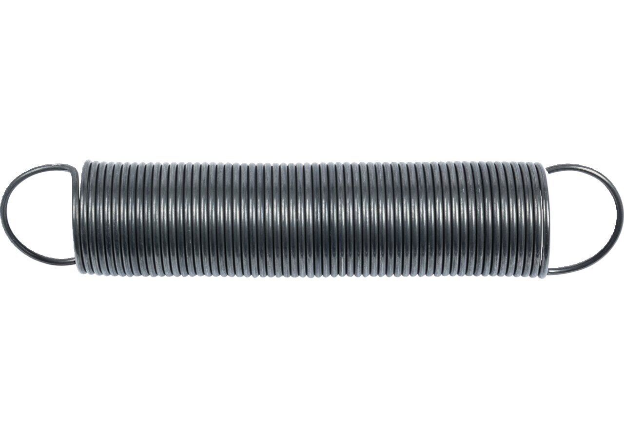 Zugfeder Dm 48 x 258,5 x 3,2 mm Stahl blank GartenShop24