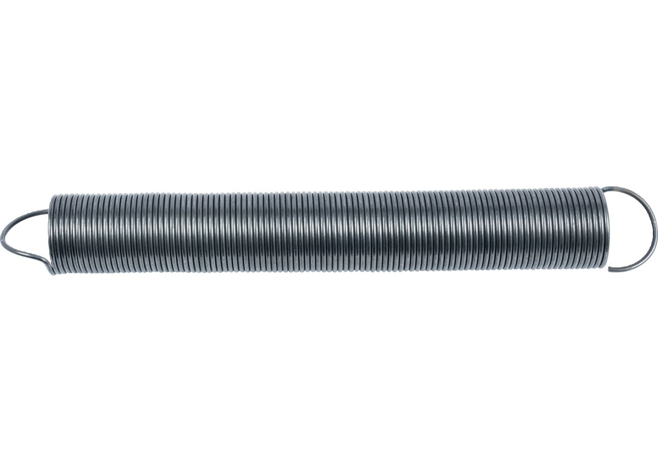 Zugfeder Dm 48 x 386,6 x 3,2 mm Stahl blank GartenShop24