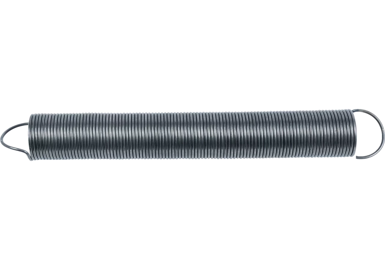 Zugfeder Dm 48 x 386,6 x 3,2 mm Stahl blank GartenShop24