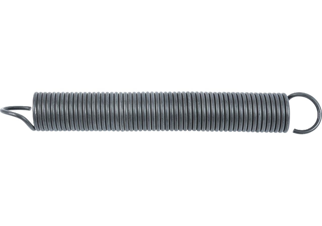 Zugfeder Dm 45,5 x 359,9 x 5 mm Stahl blank GartenShop24