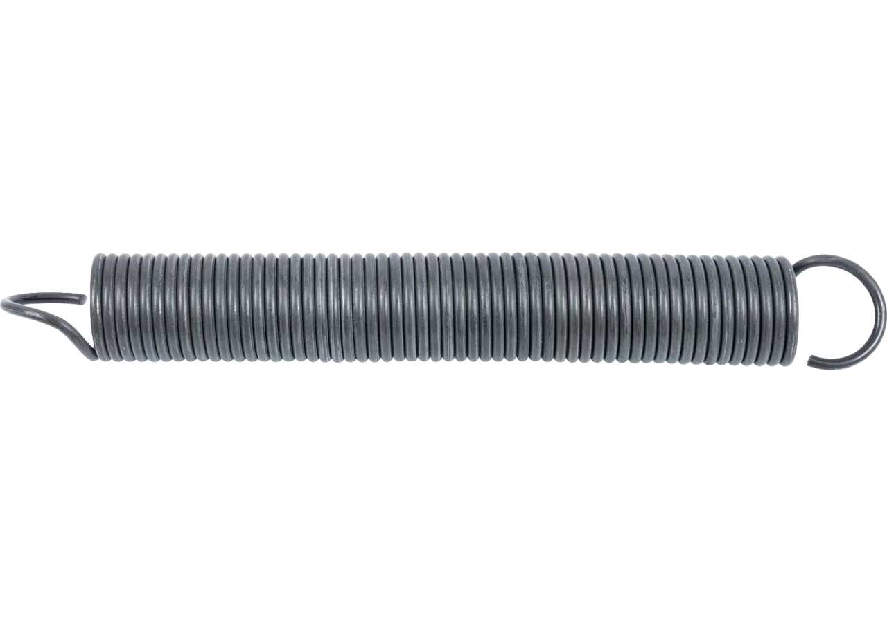 Zugfeder Dm 45,5 x 359,9 x 5 mm Stahl blank GartenShop24