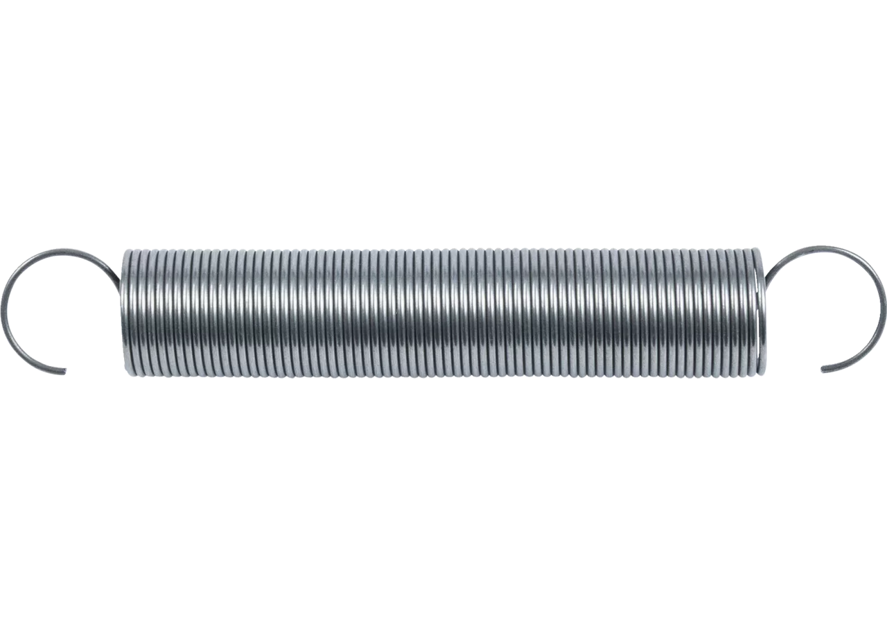 Zugfeder Dm 5 x 145 x 0,5 mm Stahl blank GartenShop24