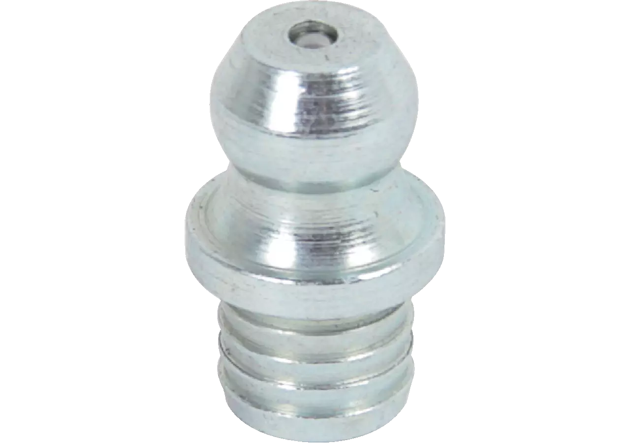 Kegelschmiernippel zum Einschlagen Dm 8 mm, H1-180°, 10 Stück Stahl verzinkt, DIN71412-A Samoa-Hallbauer