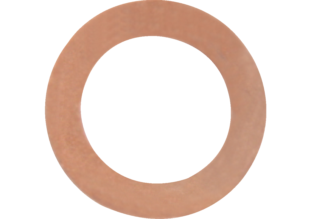 Kupferdichtringe Dm 6 x 12 x 1,0 mm, 10 Stück DIN7603-A GartenShop24
