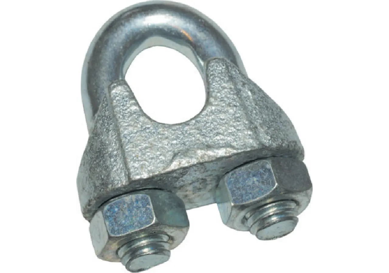 Drahtseilklemmen für Seil Dm 13 mm, 10 Stück Stahl verzinkt, DIN741 GartenShop24