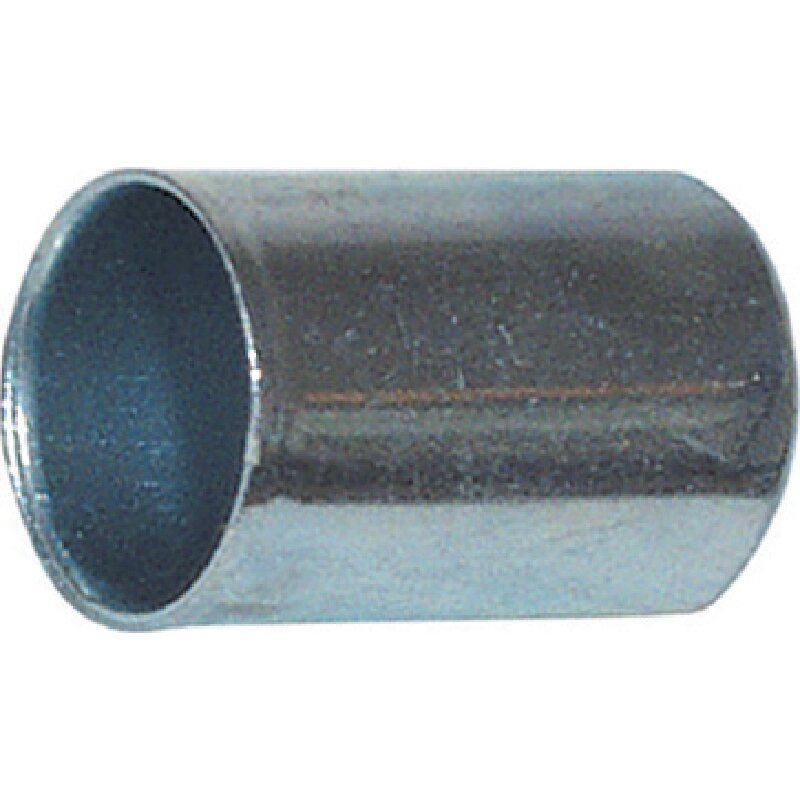 Endhülse Dm 5,9 x 12 mm, Blech gezogen, 10 Stück passend für Seil Dm 2,6 mm