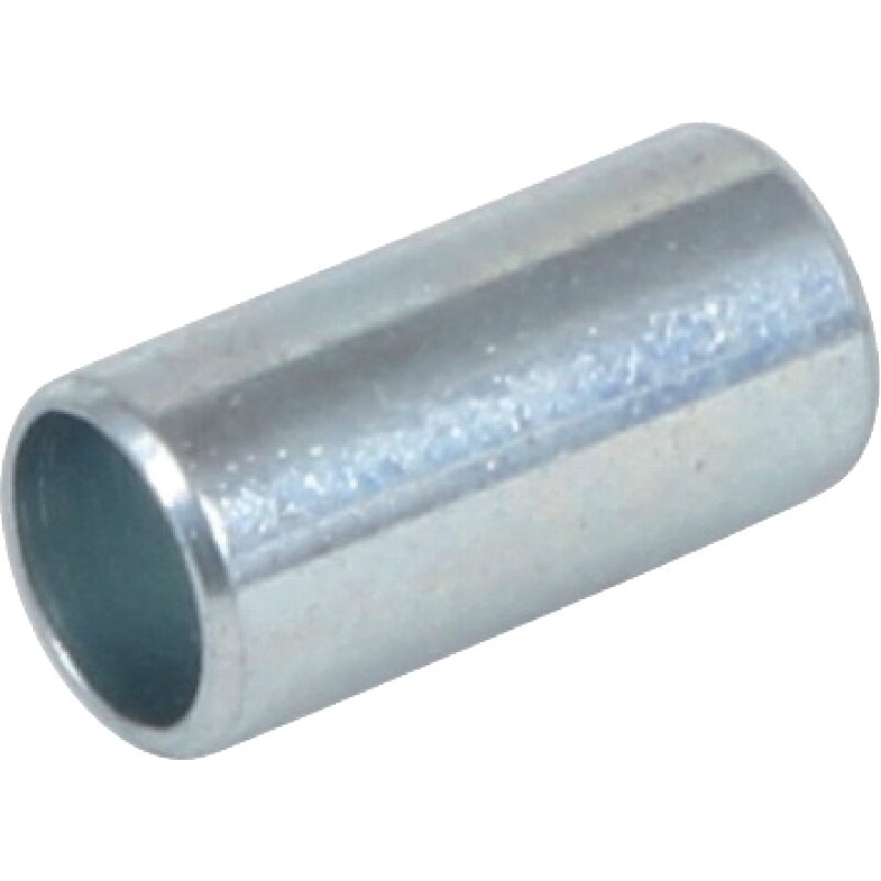 Endhülse Dm 6,0 x 12 mm, Blech gezogen, 10 Stück passend für Seil Dm 2,8 mm