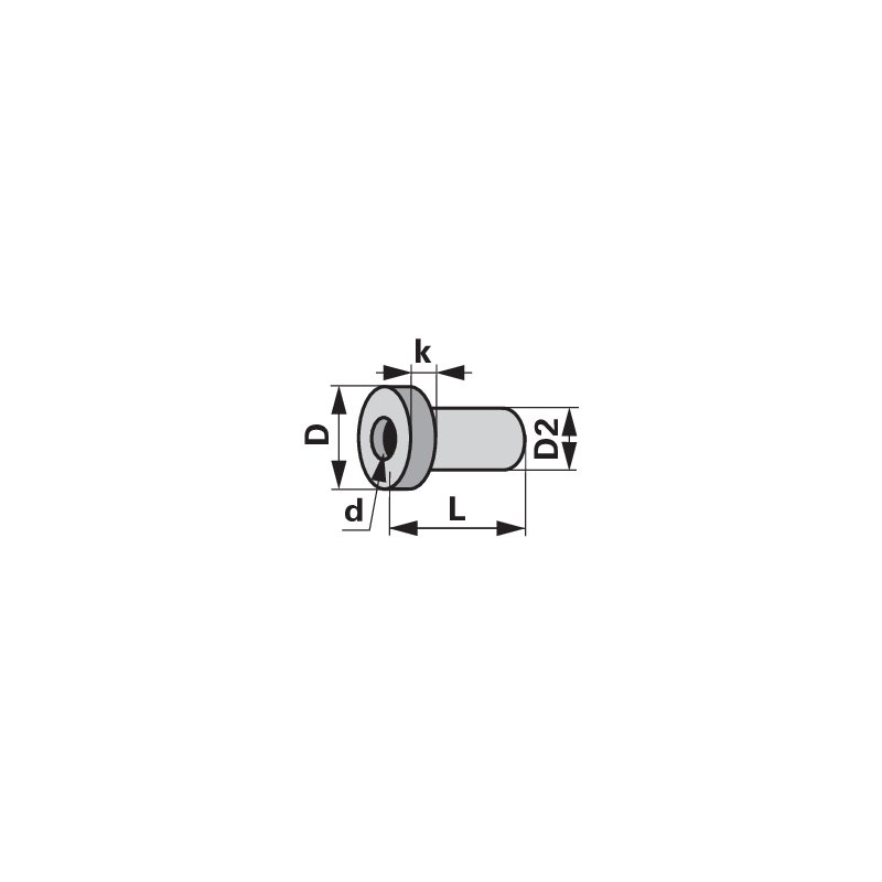 Flanschlötnippel Dm 6 x 4 x 9 x 2,5 mm, 10 Stück
