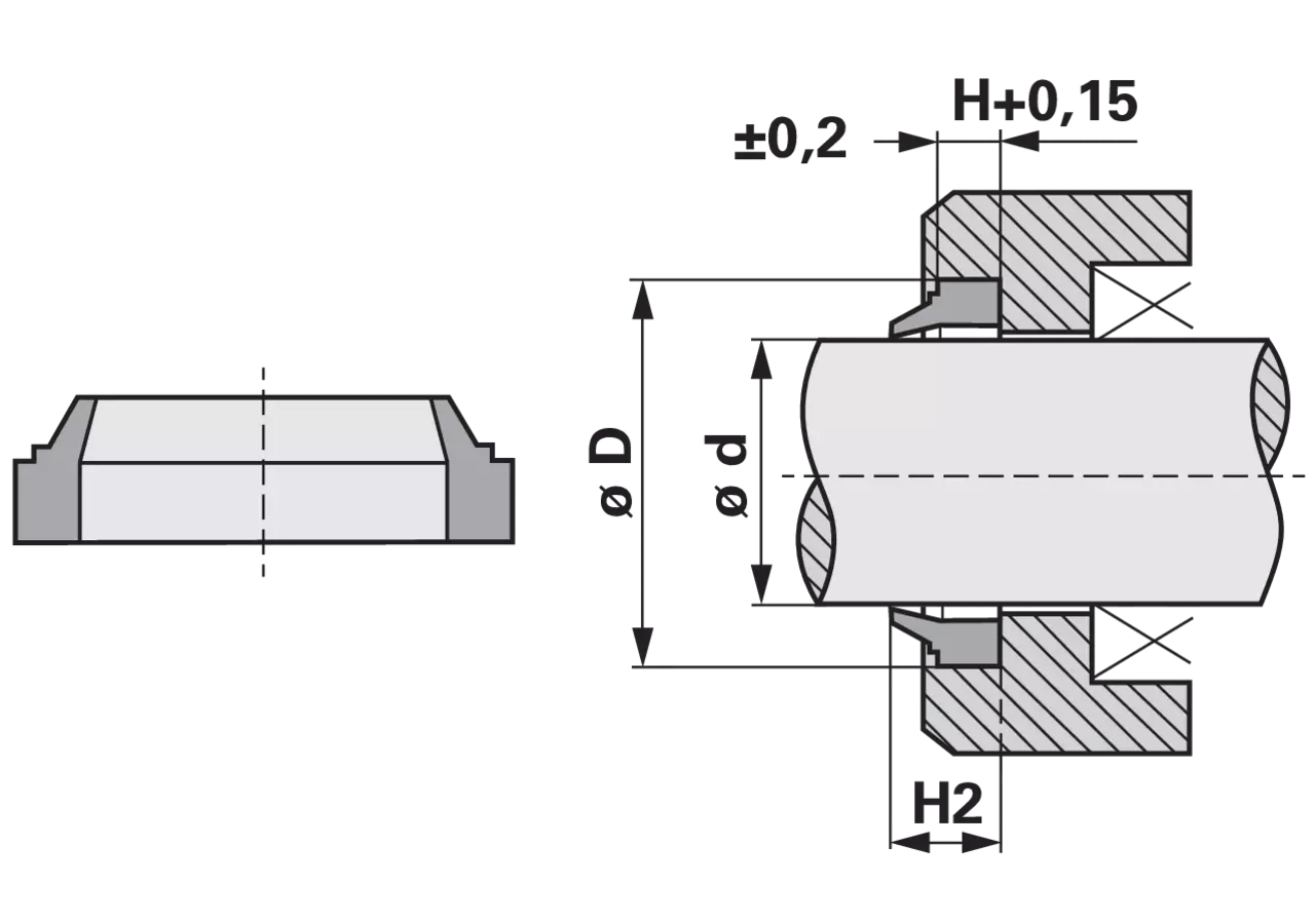 Abstreifer 56/64/4/7 GartenShop24 - Hochwertige Gartengeräte