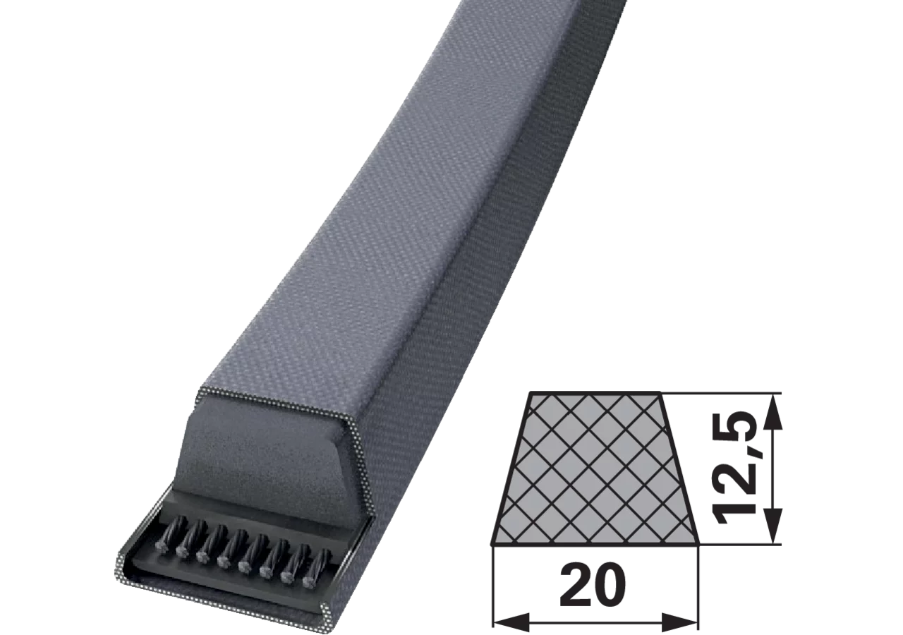 Keilriemen 20 x 1800 LI DIN2215 Optibelt