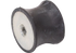 Gummi Metallpuffer Typ CT, Dm 70 x 53 mm, tailliert 2x Innengewinde M10 x 10 mm GartenShop24