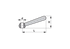 Kegelgriff M10 x 80 mm Edelstahl V2A, DIN99 GartenShop24