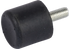 Gummi Metallsaugpuffer Typ DS, Dm 15 x 14 mm, zylindrisch 1x Aussengewinde M4 x 13 mm GartenShop24