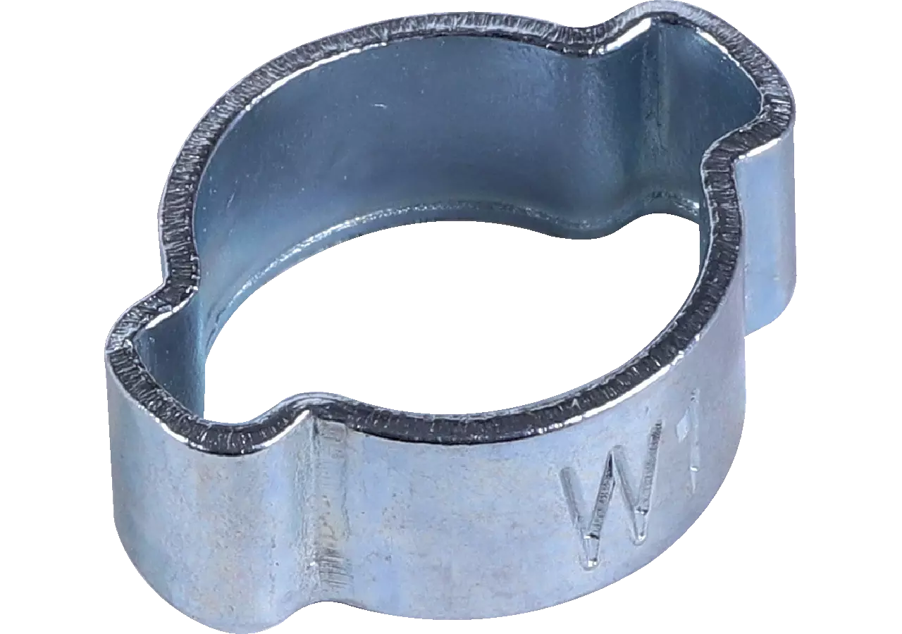 2-Ohr-Klemmen Dm 43 - 46 mm, 5 Stück Stahl verzinkt W1 ABA