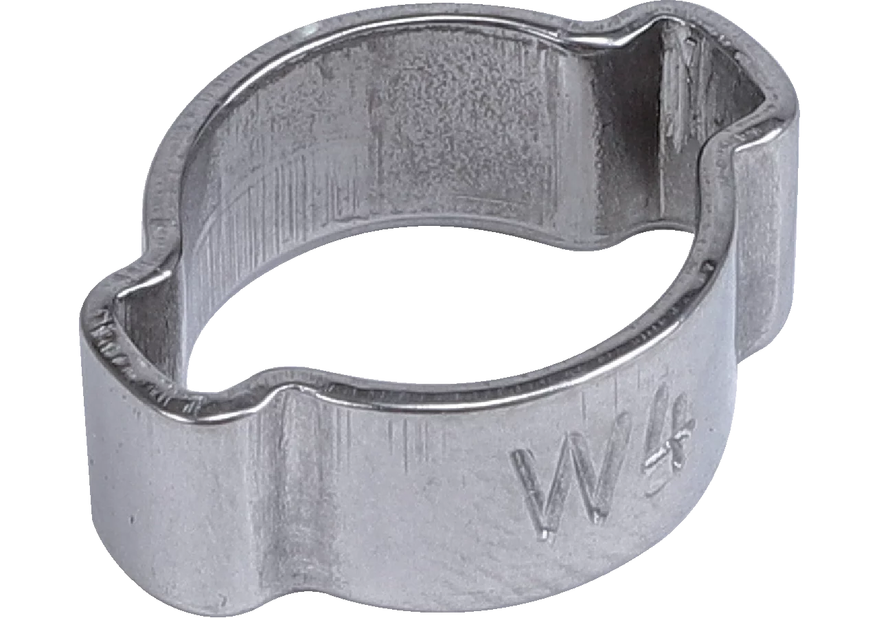 2-Ohr-Klemmen Dm 5 - 7 mm, 10 Stück Edelstahl W4 ABA