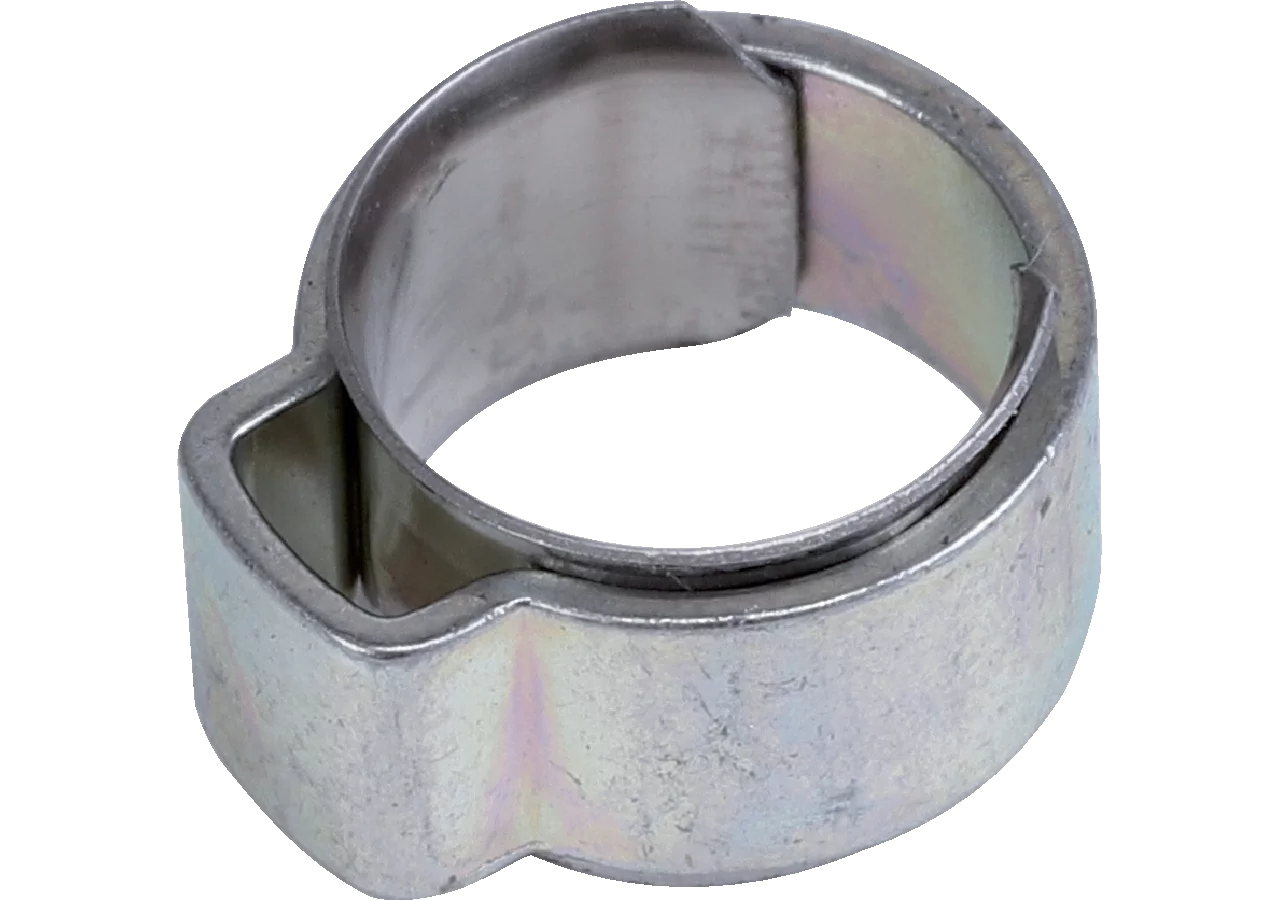 1-Ohr-Klemmen Dm 8,0 - 9,5 mm, mit Einlegering, 10 Stück Stahl verzinkt W1 ABA