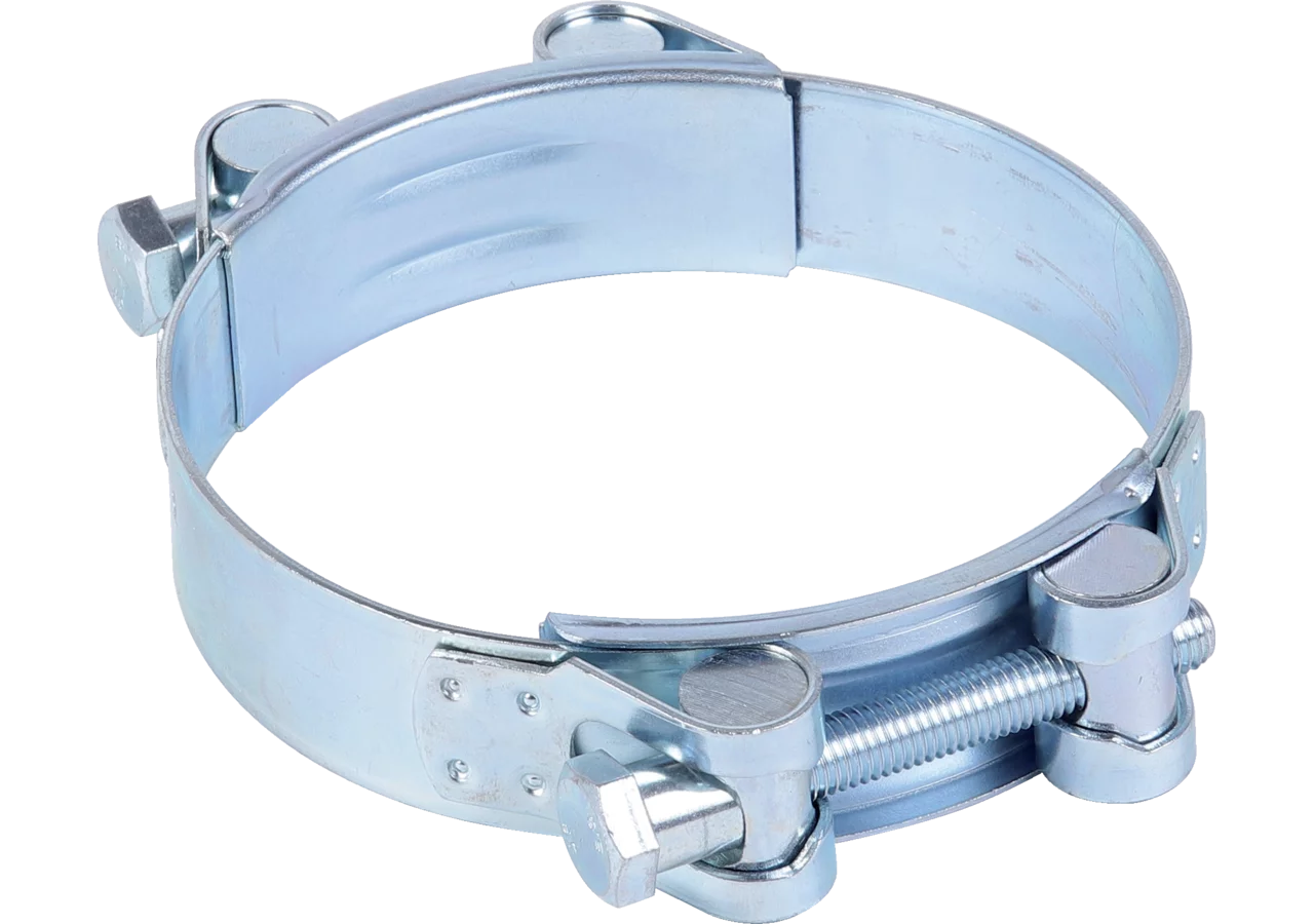 Gelenkbolzenschelle Dm 205 - 225 / 30 mm, 2-teilig Stahl verzinkt W1 Gemi