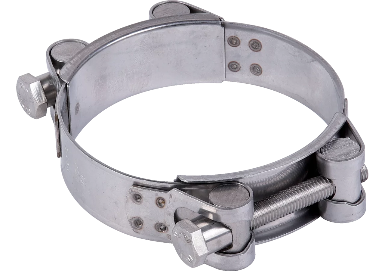 Gelenkbolzenschelle Dm 170 - 185 / 25 mm, 2-teilig Edelstahl W5 Gemi