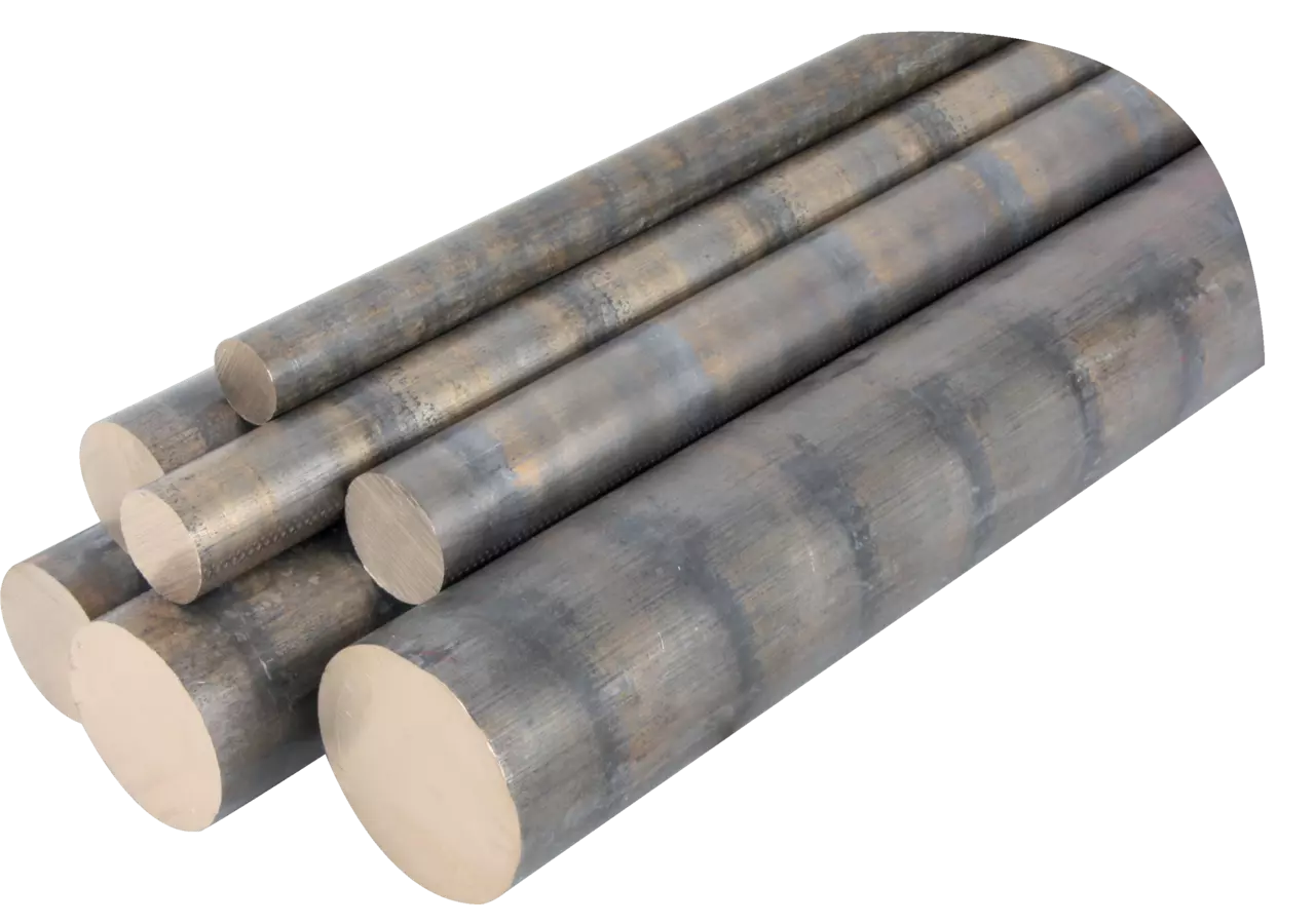 Strangguss Dm 50 x 500 mm, Bronze Vollstange GartenShop24