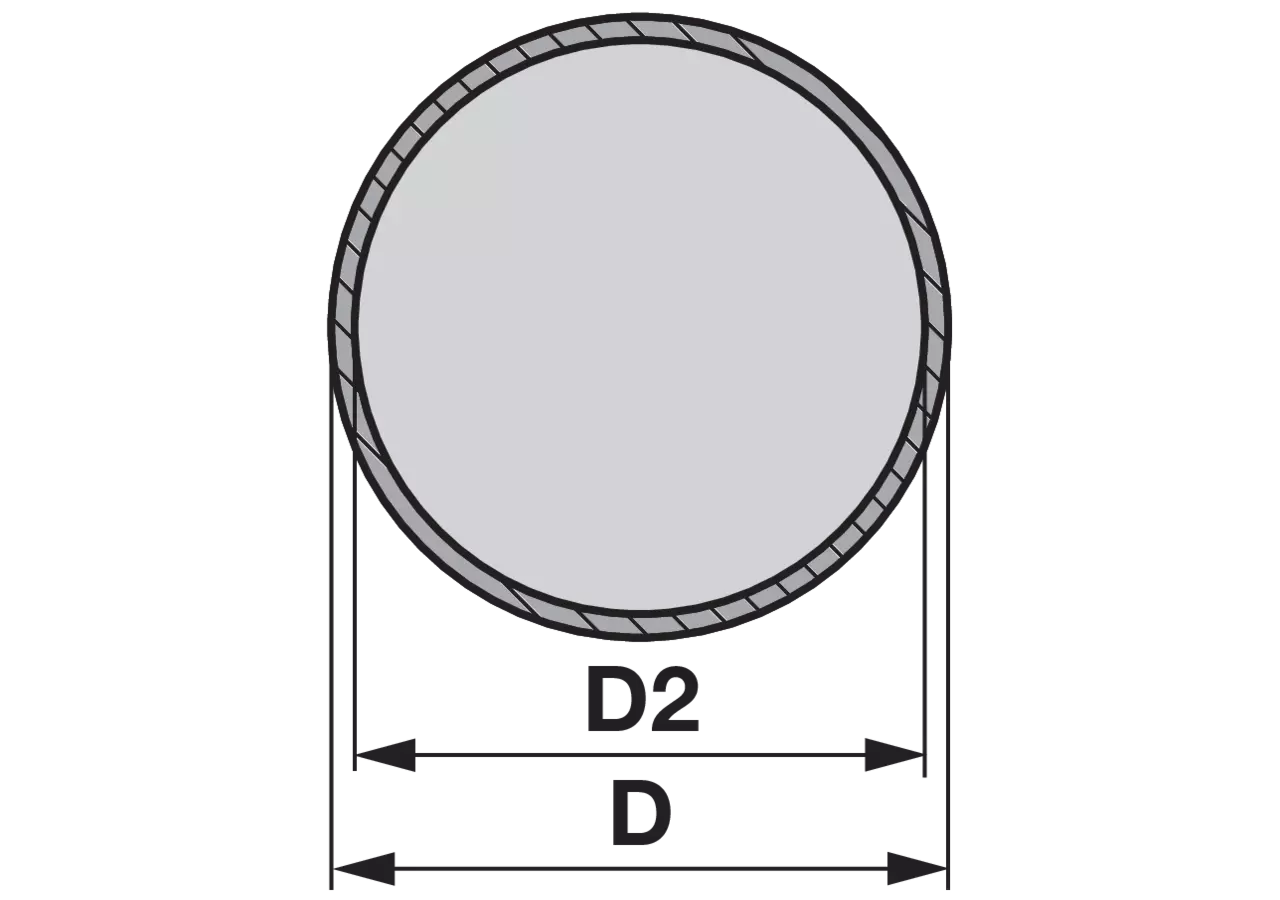 Strangguss Dm 50 x 500 mm, Bronze Vollstange GartenShop24