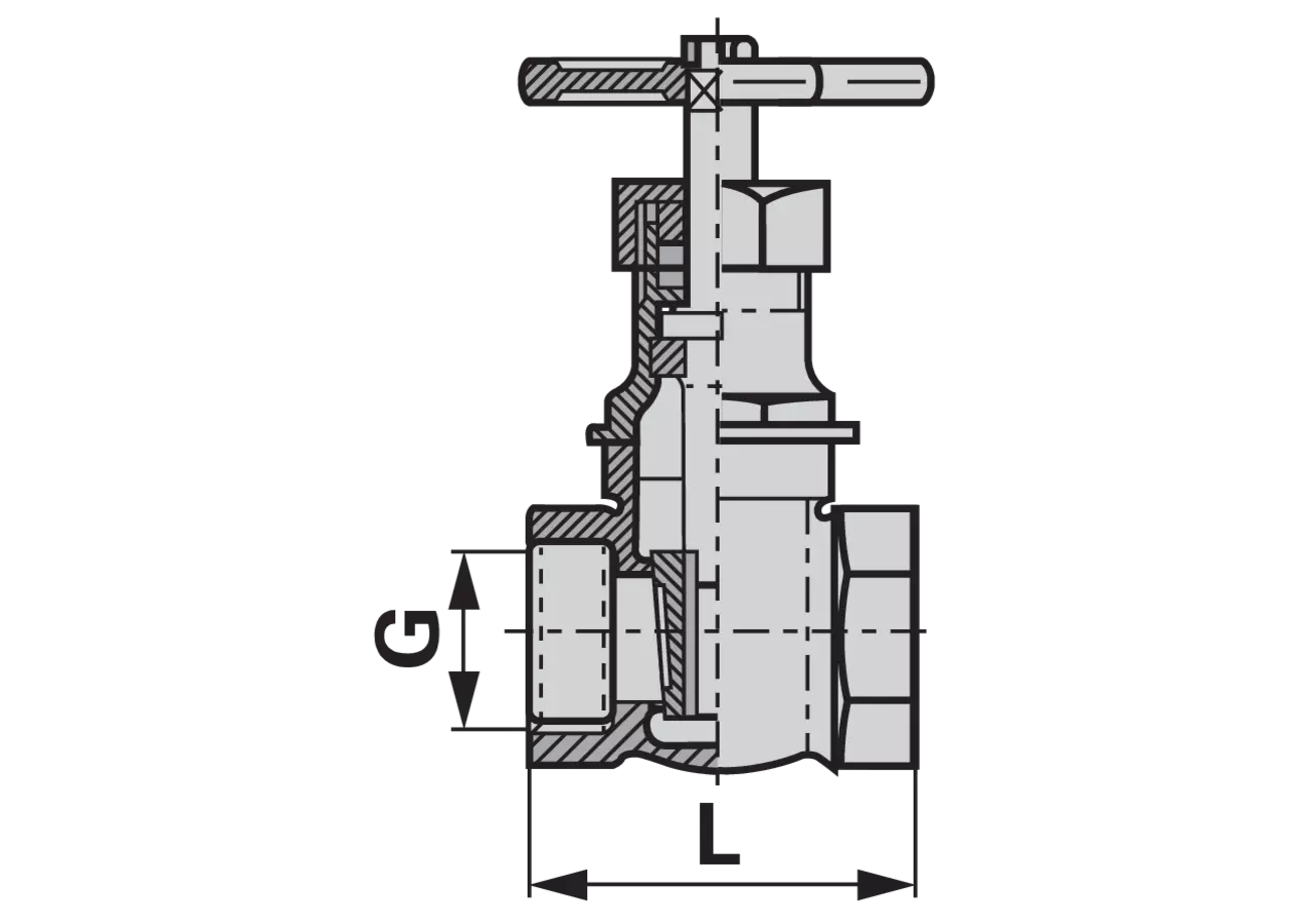 Muffenschieber IG 1 1/2 GartenShop24