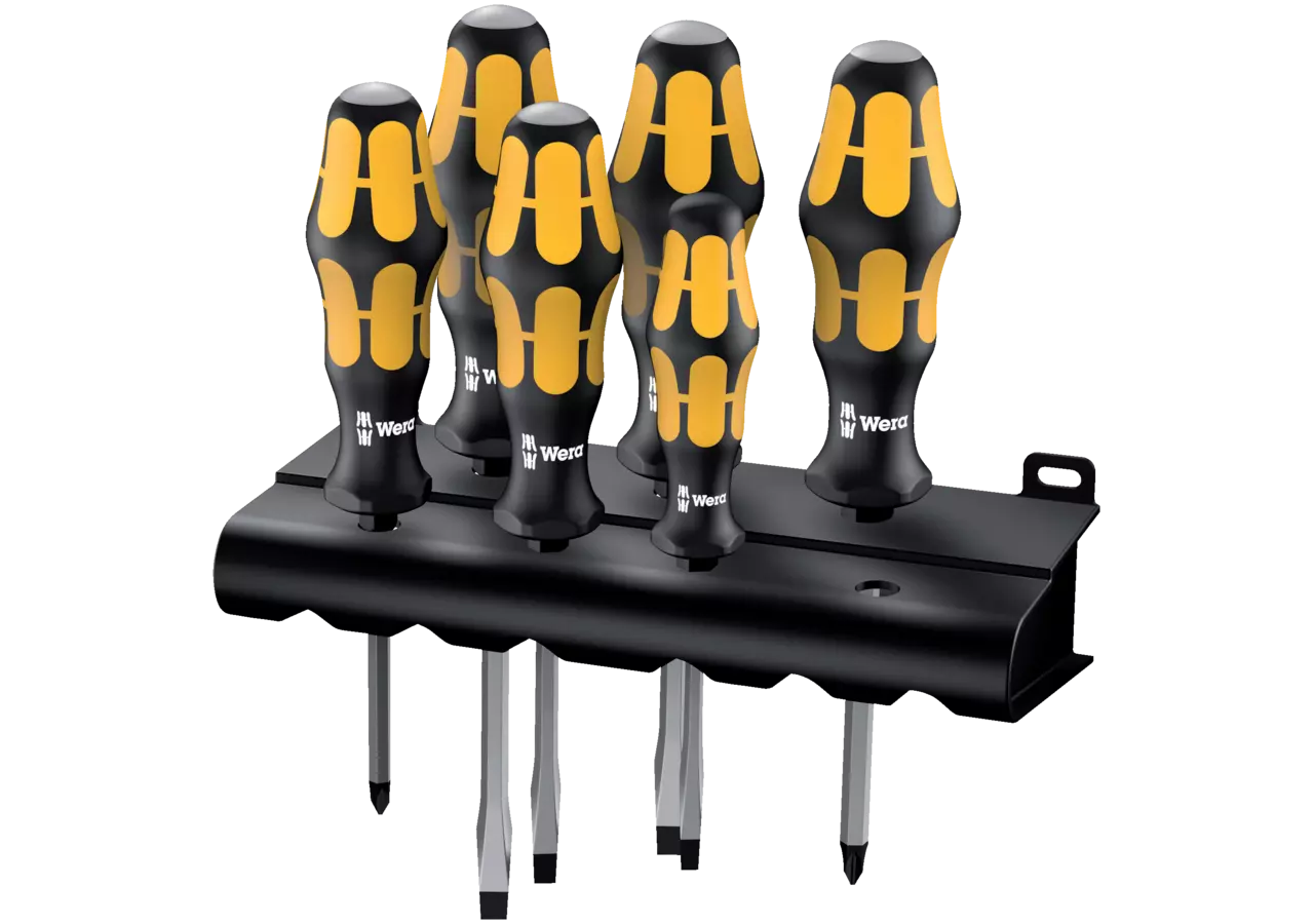 Schraubendrehersatz 6-teilig, Kraftform Plus 900 Wera