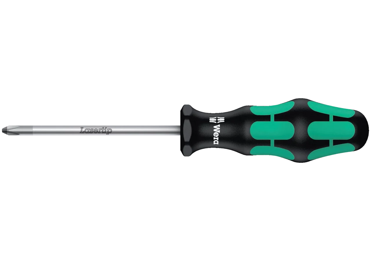 Kreuzschraubendreher Kraftform Plus 300, PH 1 x 80 mm Wera