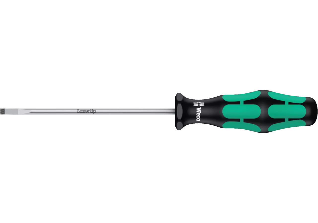 Schlitzschraubendreher Kraftform Plus 300, 0,5 x 3,0 mm Wera