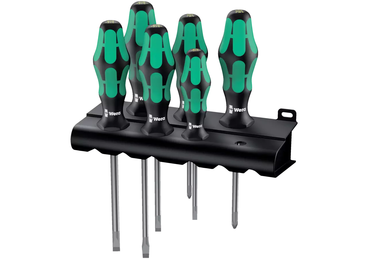 Schraubendrehersatz 6-teilig, Kraftform Plus 300 Wera