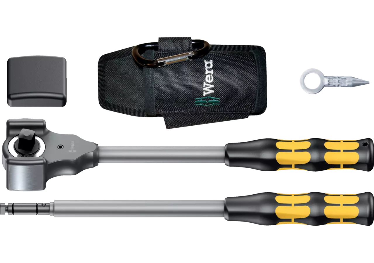 Druckschlagratsche 8002 C Koloss, bis 600 Nm mit 1/2 Zoll Antrieb Wera