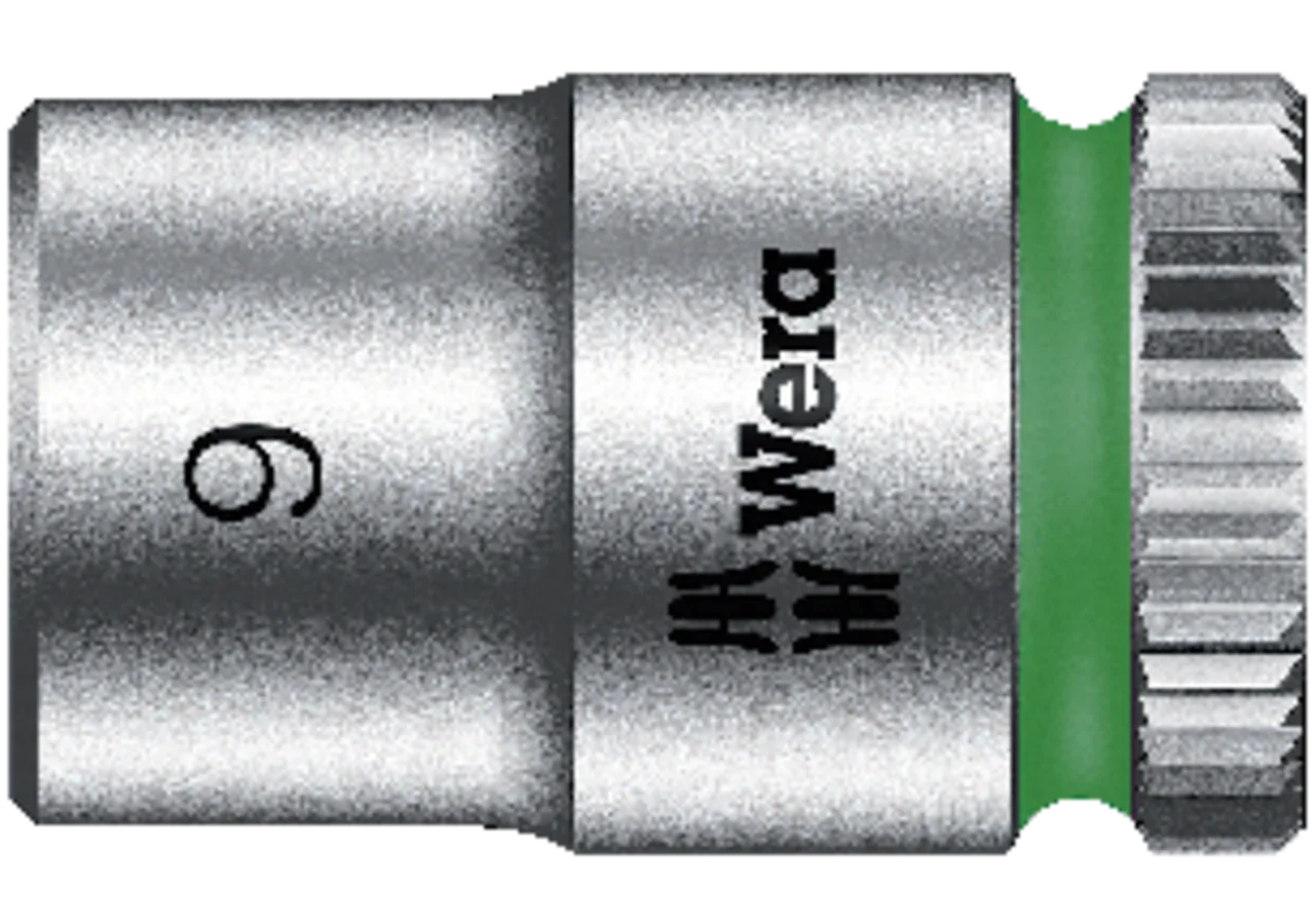 Stecknuss Zyklop 8790 HMA, SW 9 x 23 mm, Sechskant mit 1/4 Zoll Antrieb Wera