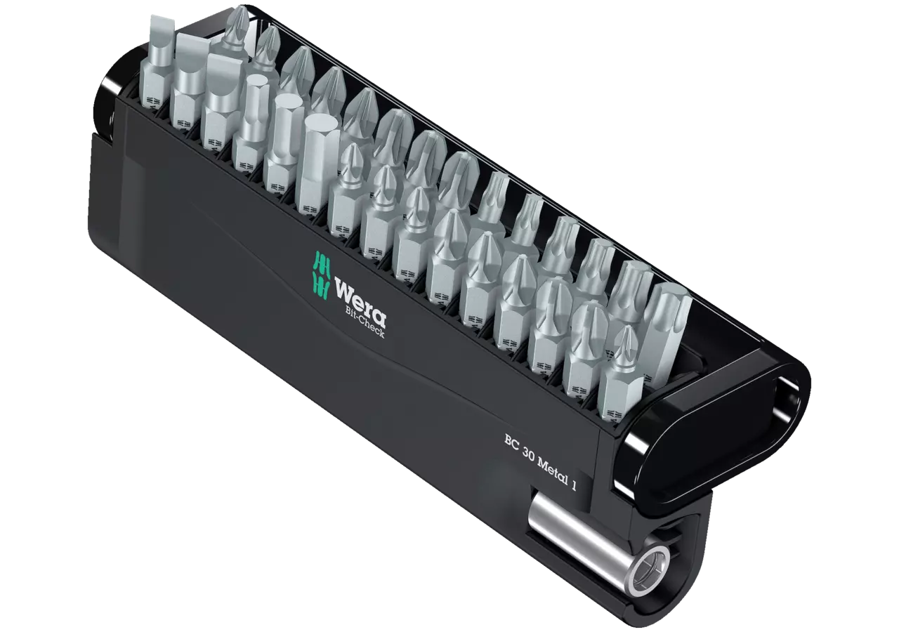 Schraubenbitsatz 30-teilig, Bit Check 30, Metal 1 Wera