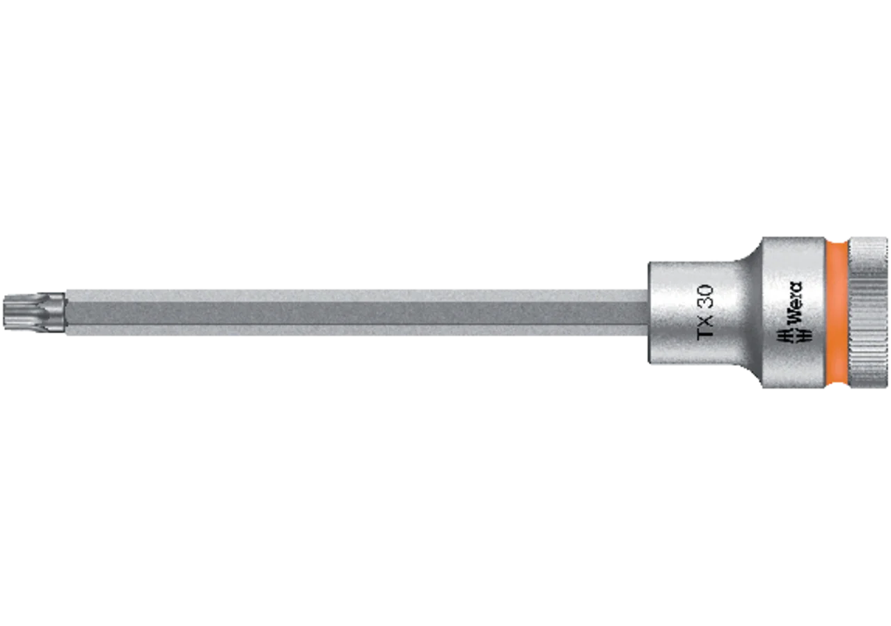 Schraubendreheinsatz 8767C, TX30 x 140 mm, Tx-Profil mit Haltefunktion und 1/2 Zoll Antrieb Wera